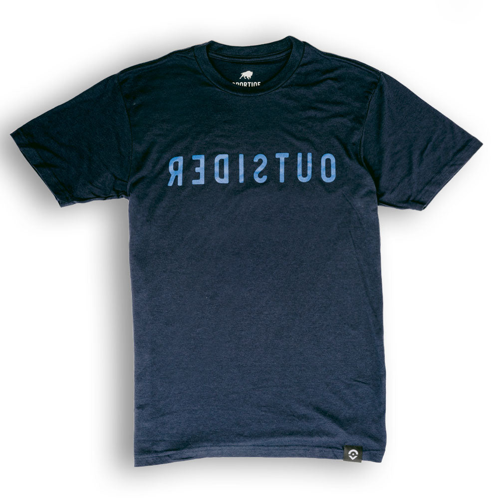 The Backwards Tee - Navy