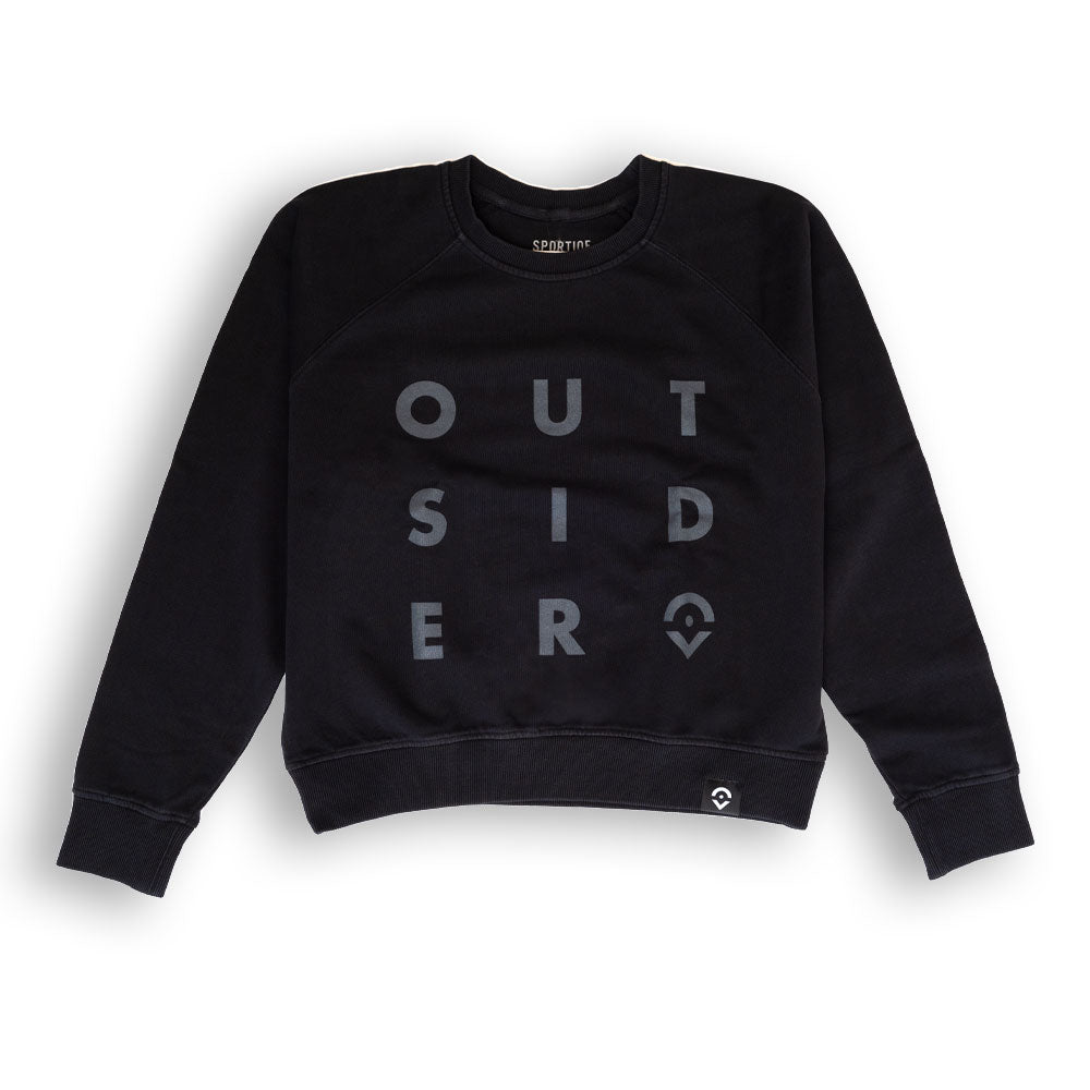 The Women's Quad Crew Neck - Black