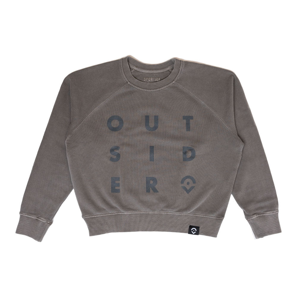 The Women's Quad Crew Neck - Grey