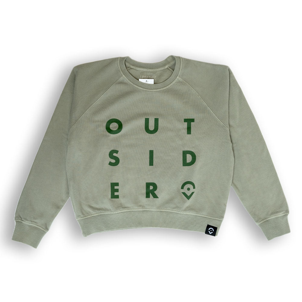 The Women's Quad Crew Neck - Sage